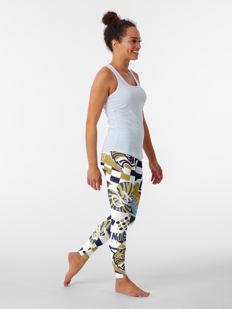 Alternate view of Quinnipiac University Collage Leggings