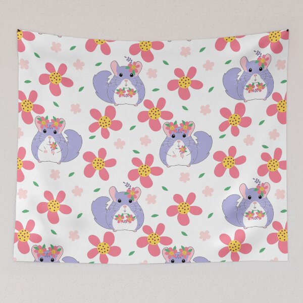Item preview, Violet Chinchilla in a Garden designed and sold by Lulupainting.