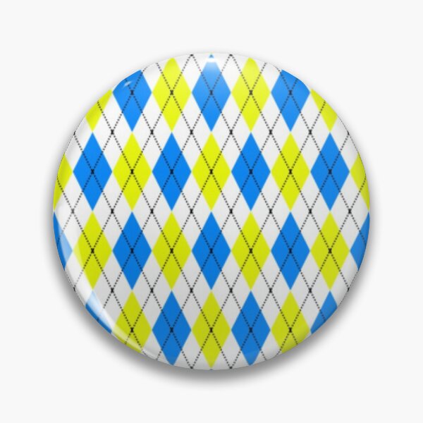 Item preview, argyle pattern - yellow and blue designed and sold by elizastreet.