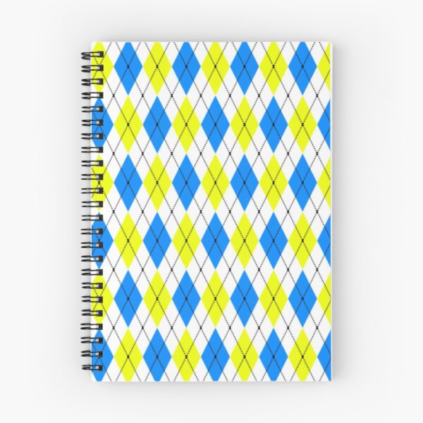 Item preview, argyle pattern - yellow and blue designed and sold by elizastreet.
