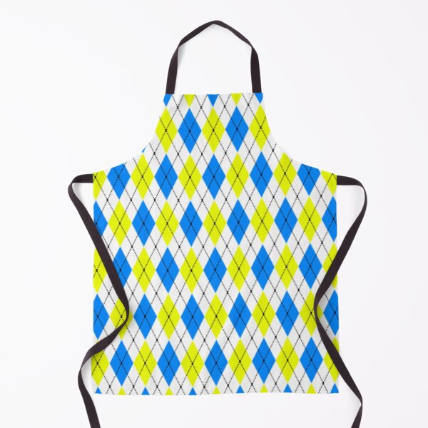 Item preview, argyle pattern - yellow and blue designed and sold by elizastreet.