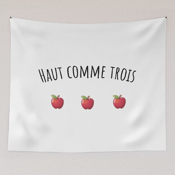 Item preview, High as three apples, humor expression designed and sold by Curlyhaire.