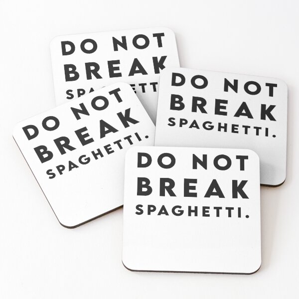 Item preview, Do Not Break Spaghetti designed and sold by emdesign10.