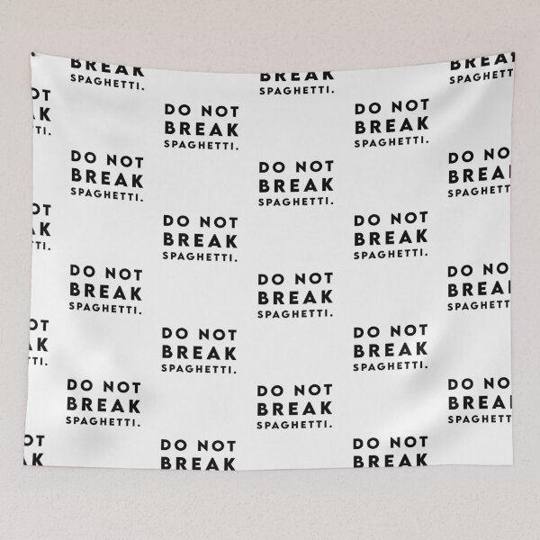 Item preview, Do Not Break Spaghetti designed and sold by emdesign10.