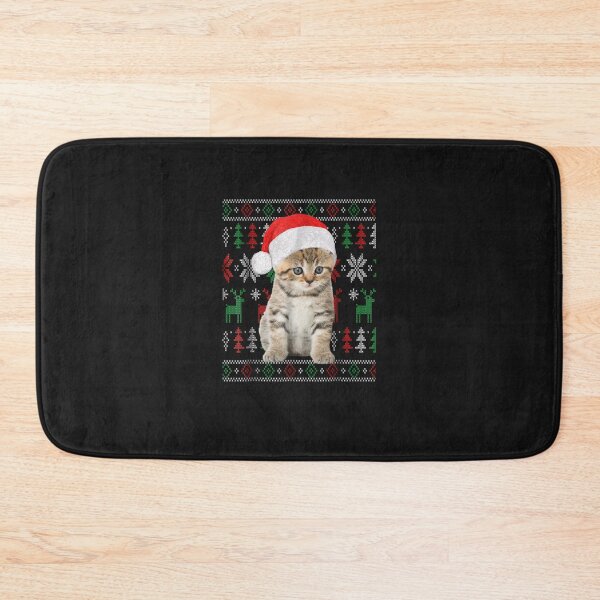 Item preview, Cat Christmas Shirt Ugly Christmas Sweater Style Gift Tee designed and sold by josephvinson689.