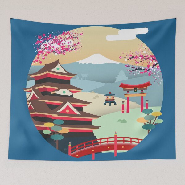 Item preview, Paisaje japonés designed and sold by MisoraA.