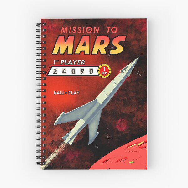 Item preview, Mission To Mars Retro Pinball designed and sold by rogue-design.
