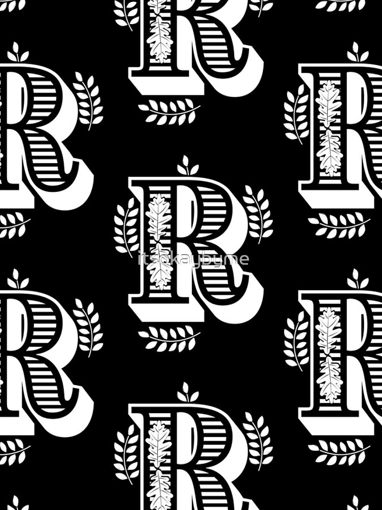Thumbnail 4 of 4, iPhone Case, Letter R | Lettering | Letters | Alphabet designed and sold by itsokaybyme.