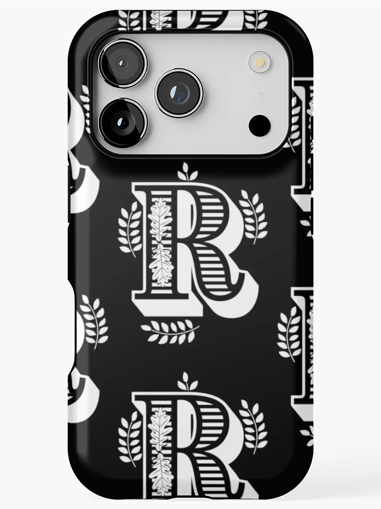 Thumbnail 1 of 4, iPhone Case, Letter R | Lettering | Letters | Alphabet designed and sold by itsokaybyme.