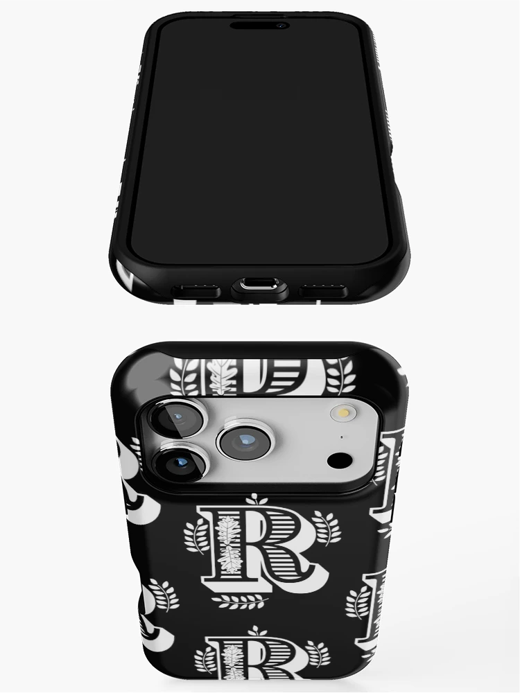 Thumbnail 3 of 4, iPhone Case, Letter R | Lettering | Letters | Alphabet designed and sold by itsokaybyme.