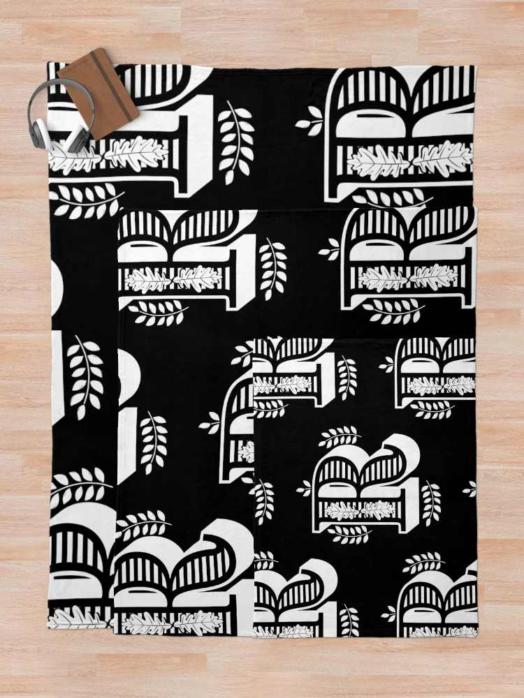 Thumbnail 5 of 6, Throw Blanket, Letter R | Lettering | Letters | Alphabet designed and sold by itsokaybyme.