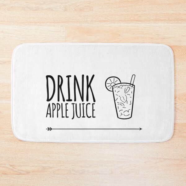 Item preview, Drink Apple Juice Glass & Straw  designed and sold by QM Designing.