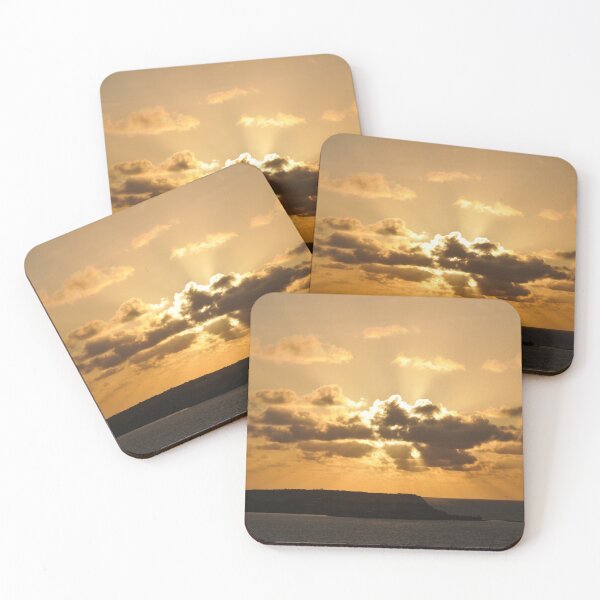 Item preview, Glorious Sunset over the Ocean with Clouds and Light Rays designed and sold by pbstylesetters.