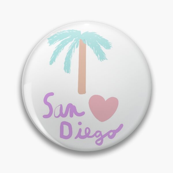 Item preview, San Diego with palm trees  designed and sold by Kate15080.