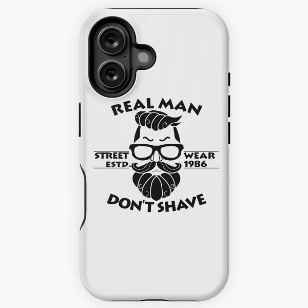 Item preview, Real Man Don't Shave designed and sold by asmmdesign.