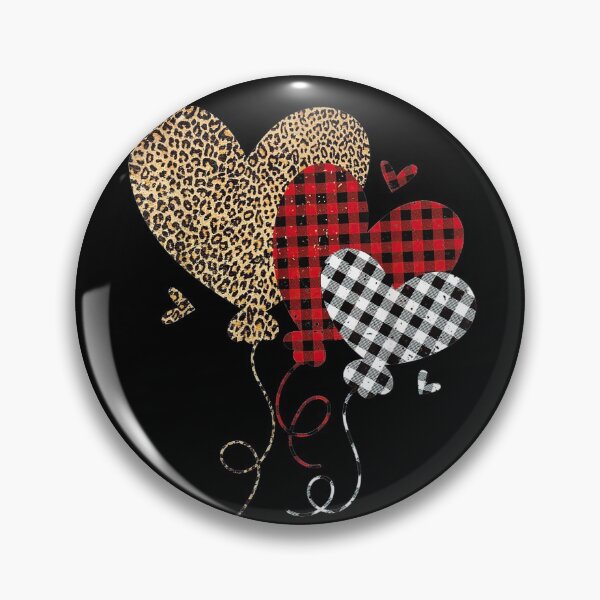 Item preview, Buffalo Red Black Plaid And Leopard Hearts Valentine Day Gift designed and sold by robtkatch86.