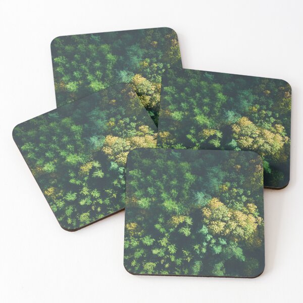 Item preview, Aerial view of color autumn forest designed and sold by Lukasz Szczepanski.