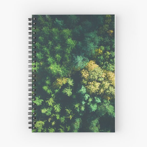 Item preview, Aerial view of color autumn forest designed and sold by Lukasz Szczepanski.