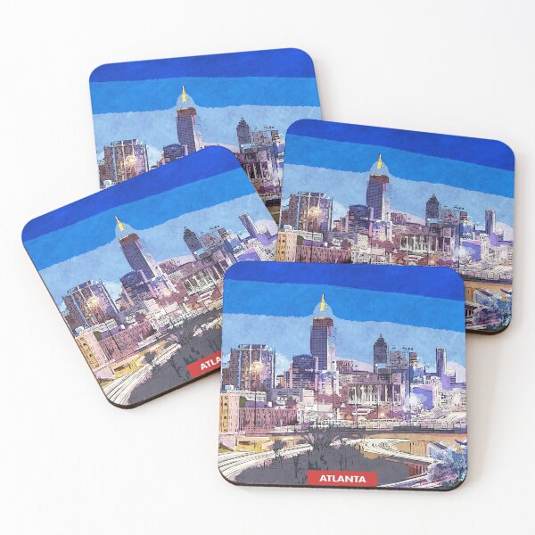 Item preview, Atlanta City Skyline designed and sold by m-kulig.
