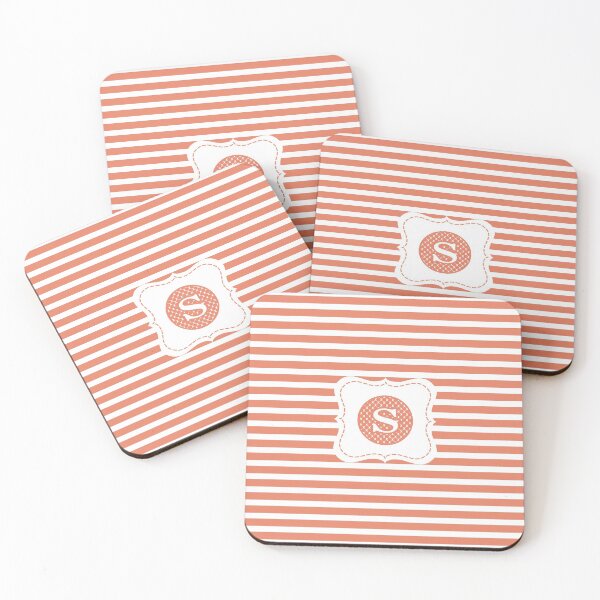 Item preview, Striped Letter S designed and sold by MonogramMonkey.