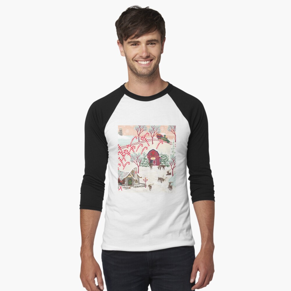 Item preview, Baseball ¾ Sleeve T-Shirt designed and sold by tinaschofield.