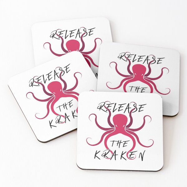 Item preview, Release the Kraken Red and Black designed and sold by PluckySquid.