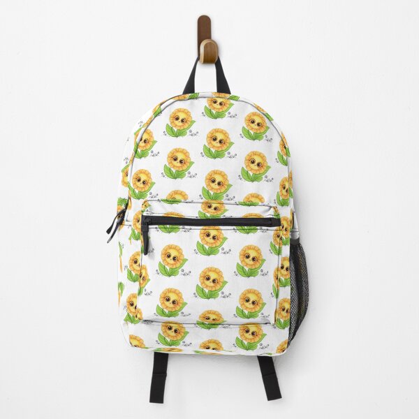 Item preview, Cute smiling yellow kitty flower designed and sold by Madmy.