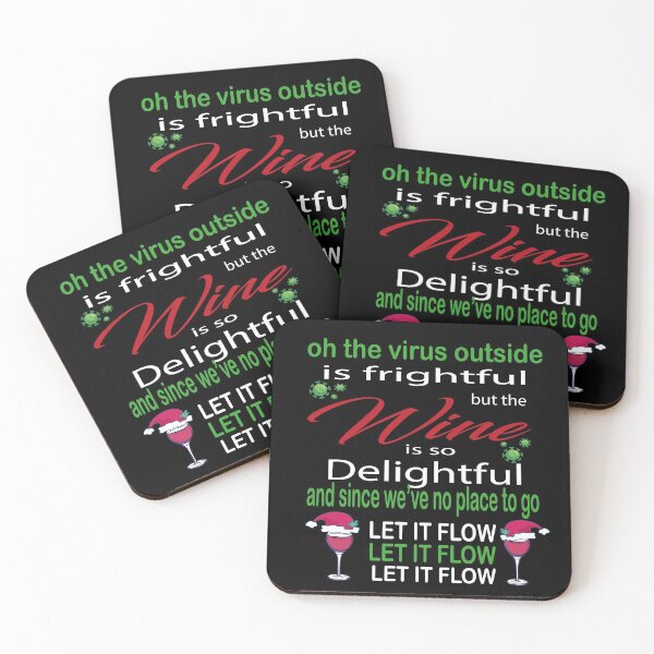 Item preview, oh the virus outside is frightful,best christmas gift for wine lovers, designed and sold by truewear1.