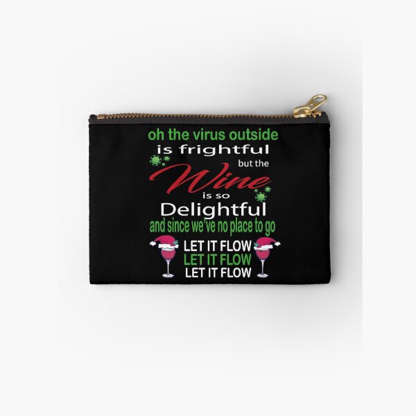 Item preview, oh the virus outside is frightful,best christmas gift for wine lovers, designed and sold by truewear1.