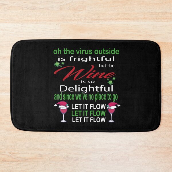 Item preview, oh the virus outside is frightful,best christmas gift for wine lovers, designed and sold by truewear1.