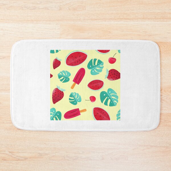 Item preview, watermelon strawberry cherry ice cream pattern designed and sold by Raeolus.