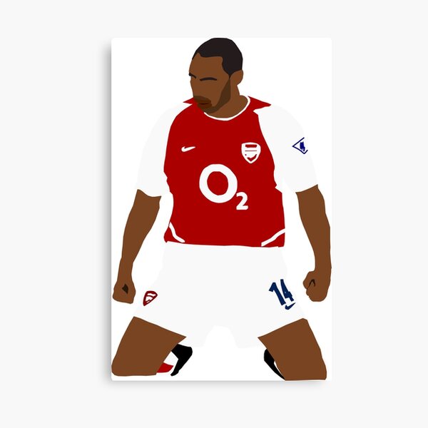 Thierry Henry Iconic Goal Celebration Canvas Print
