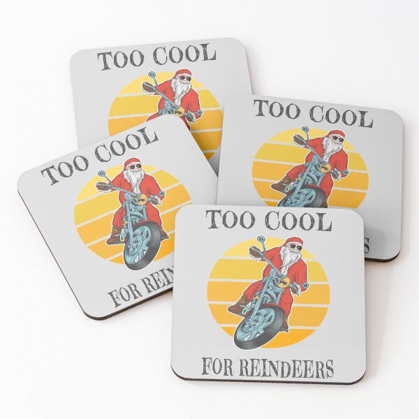 Item preview,  Too cool for reindeers funny santa claus  designed and sold by SidTastic .