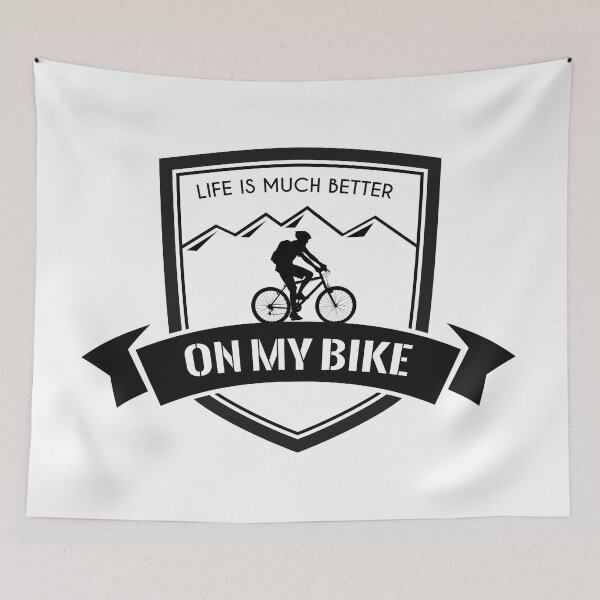 Item preview, Life Is Much Better On My Bike designed and sold by Stressabite.
