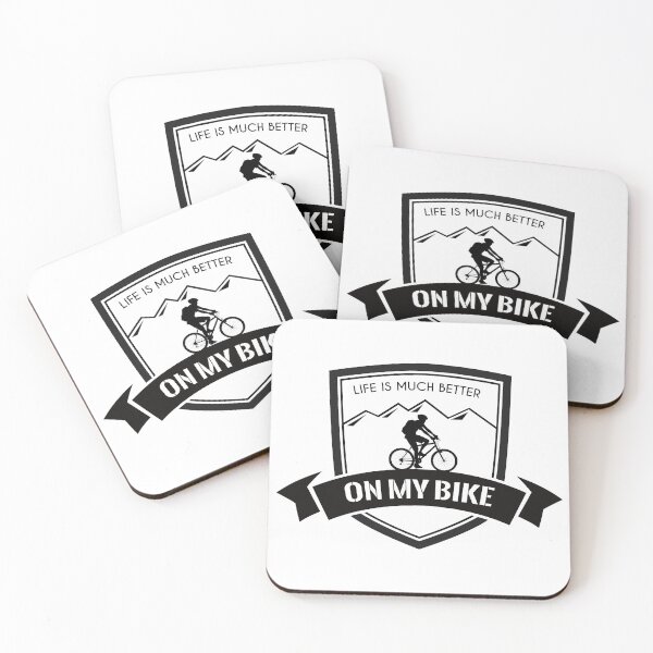 Item preview, Life Is Much Better On My Bike designed and sold by Stressabite.