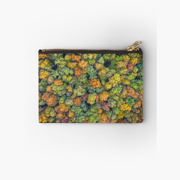 Item preview, Aerial view of color autumn forest designed and sold by Lukasz Szczepanski.