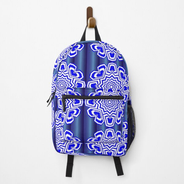 Item preview, abstract decorative design on blue background designed and sold by ErhanArt.