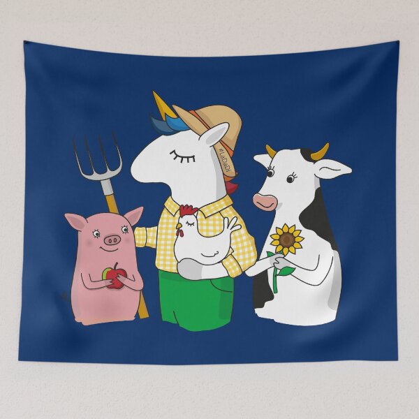 Item preview, Farm unicorn designed and sold by LaDaDi.