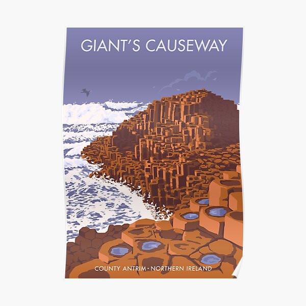 Giant's Causeway, Northern Ireland. Poster