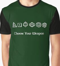 Choose Your Weapon Graphic T-Shirt