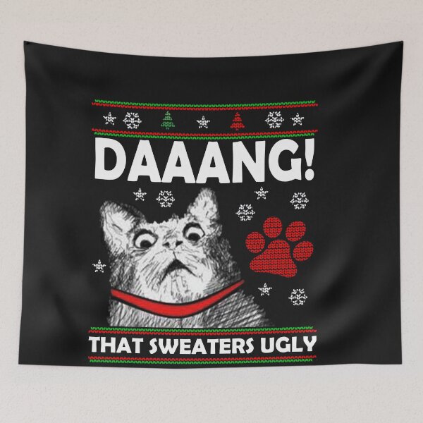 Item preview, Funny DAAANG That Sweaters Ugly Cat Christmas Long Sleeve designed and sold by josephvinson689.