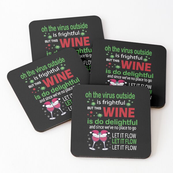 Item preview, oh the virus outside is frightful,best christmas gift for wine lover, designed and sold by truewear1.