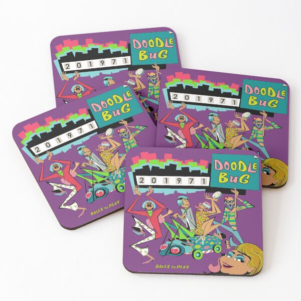 Item preview, Doodle Bug Retro Pinball designed and sold by rogue-design.