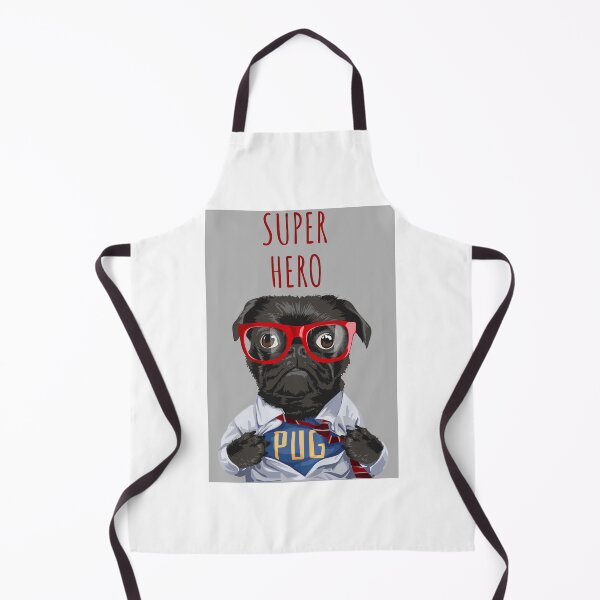 Item preview, Super hero, super dog, super pug designed and sold by Curlyhaire.