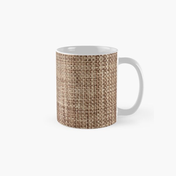 Brown Woven Fiber Classic Mug