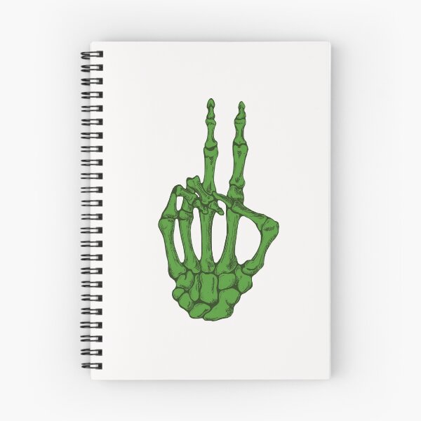Item preview, Peace Skeleton Hand - Green designed and sold by BonesToAshes.