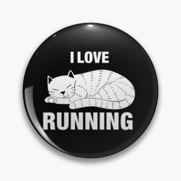 Item preview, Slightly Wrong Funny I Love Running Sleeping cat designed and sold by Mustapha  ALAHAYANE.