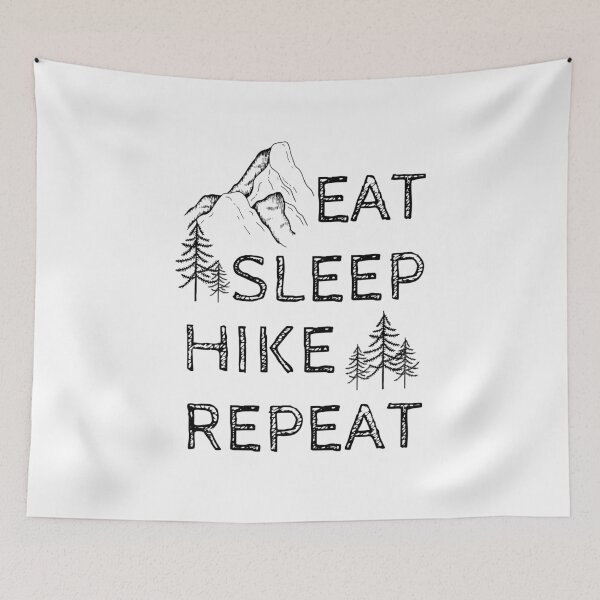 Item preview, Eat Sleep Hike Repeat designed and sold by BohoHiker.