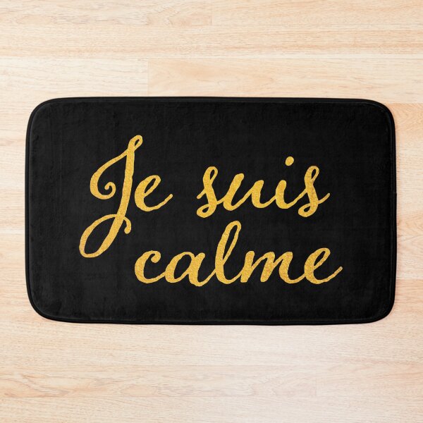 Item preview, Je suis calme Golden Letters French Words Je sui calme designed and sold by LookFrog.