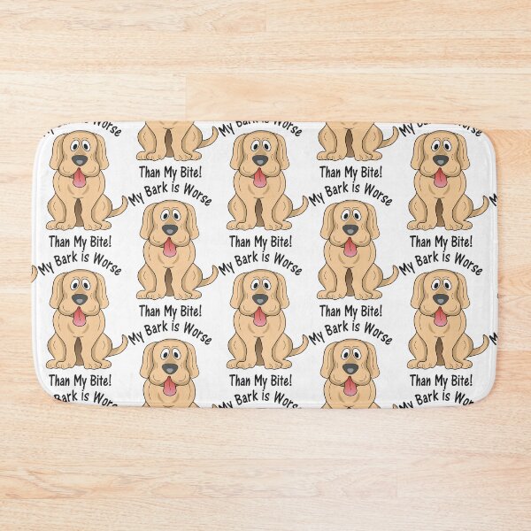 Item preview, My Bark is Worse than my Bite Puppy Dog designed and sold by BijouArt.